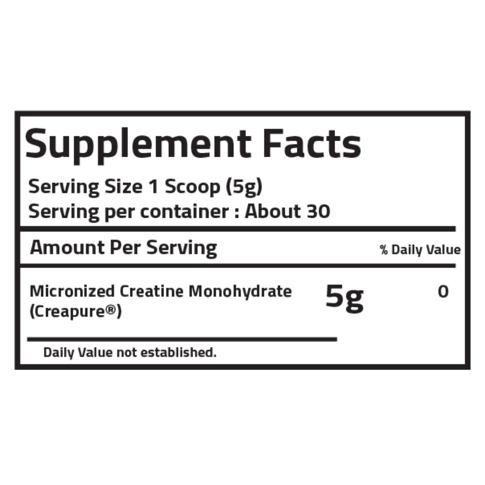 PureGanic, CreaGanic Creapure, 150g, 30 Servings