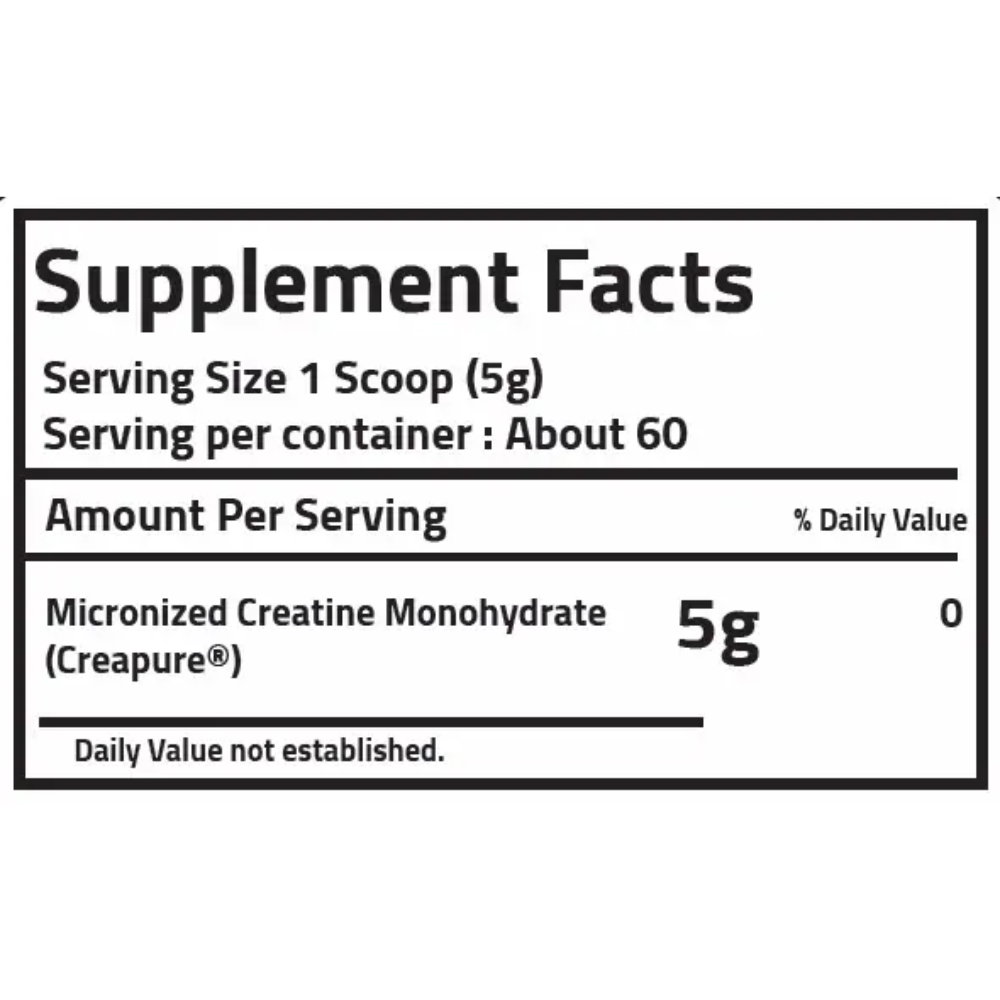 PureGanic, CreaGanic Creapure, 300g, 60 Servings