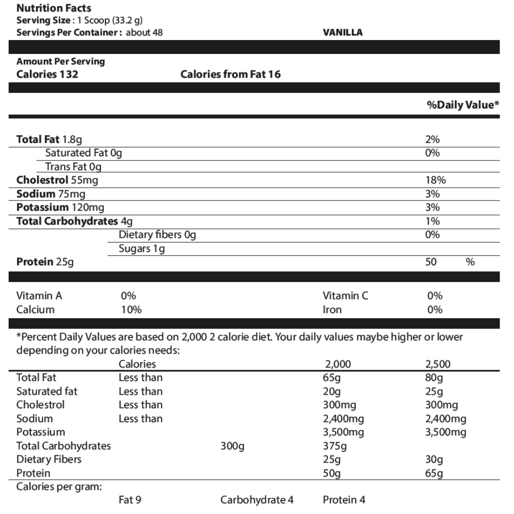 PureGanic, Whey Ganic, 1.6kg, 48 Servings