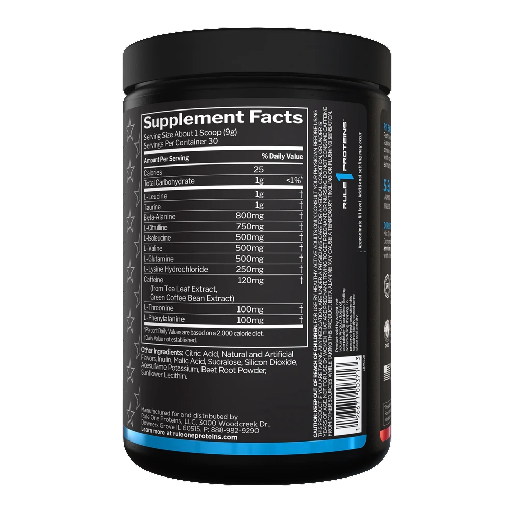 Rule One, Energized Amino, 270g, 30 servings