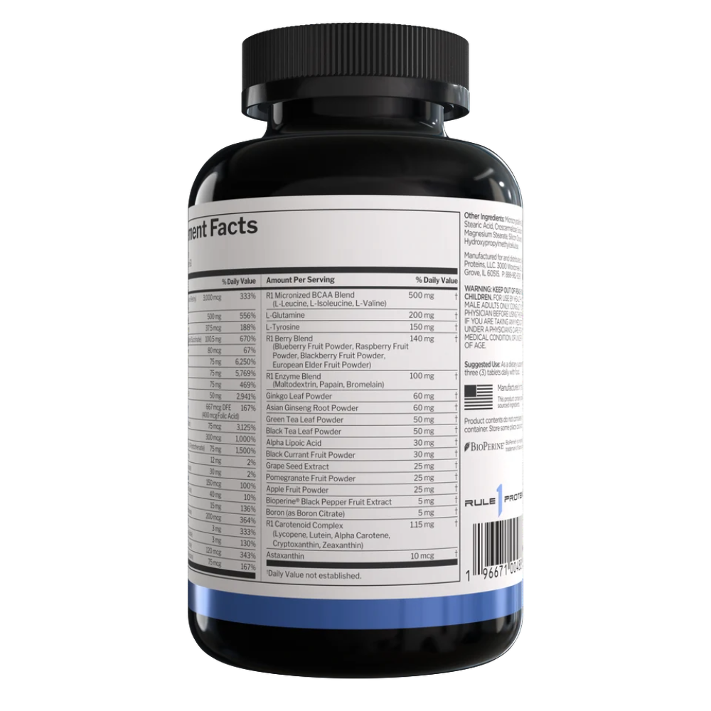 Rule One, Men’s Multi, 180 TABLETS, 60 Servings