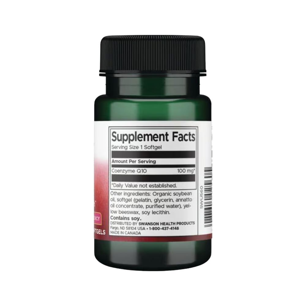 Swanson Vitamins, CoQ10, 50 Softgel, 50 Servings