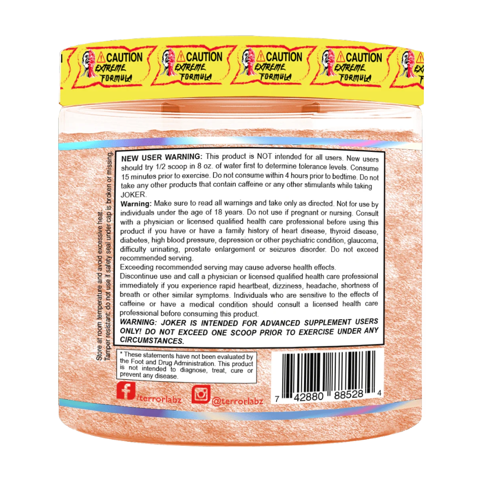 Terror Labz, Joker, 300g, 30 Servings