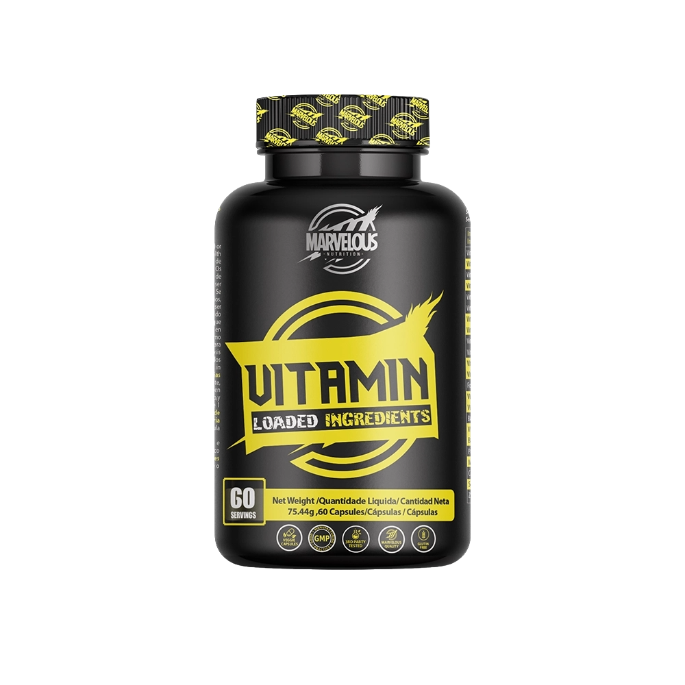 Marvelous Nutrition ,Vitamin Complex Capsules, 60 Servings