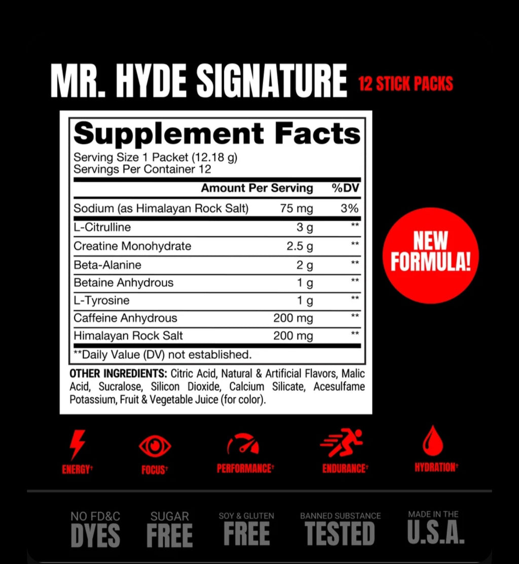 Mr.Hyde signature on- the go 12 sticks