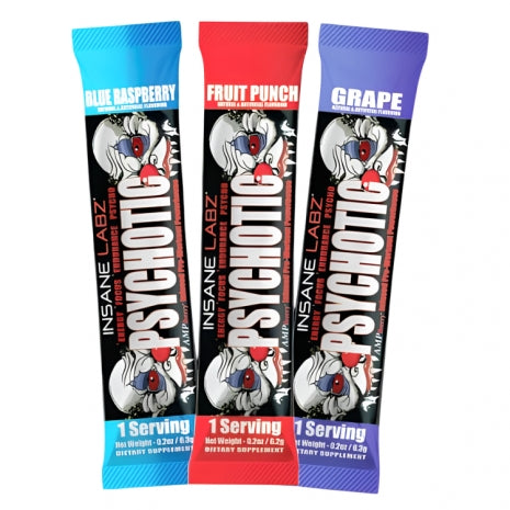 Insane Labz, Psychotic single serving variety packs 30 servings
