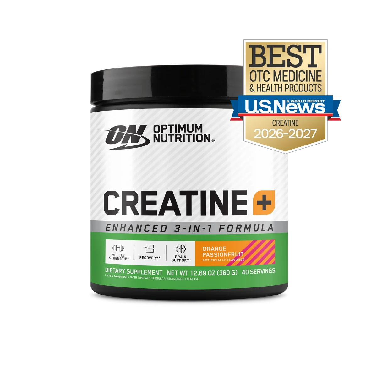 Optimum Nutrition Creatine+ Enhanced 3-in-1 Formula 360g – 40 Servings